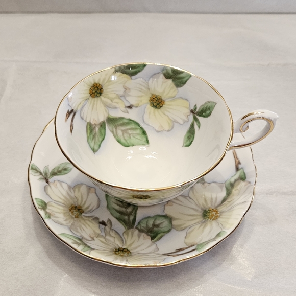 Lovely vintage "Dogwood" pattern cup and saucer by Tuscan Fine China England. - Picture 2 of 8